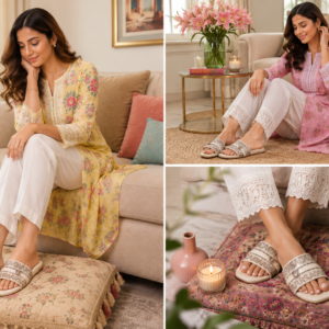 IVORY ELEGANCE FLATS – Stylish Luxury Flats for Women